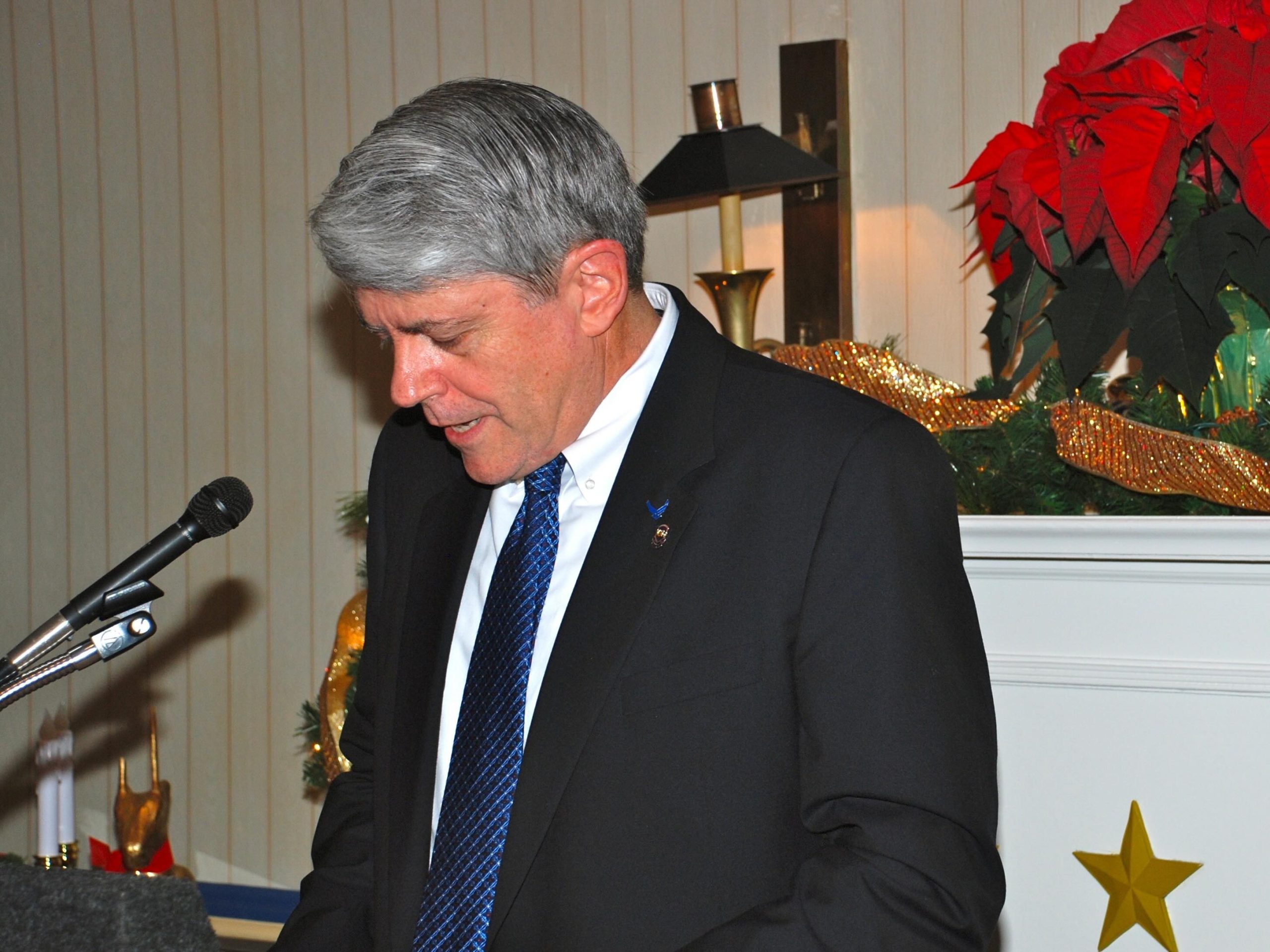 AF at Podium